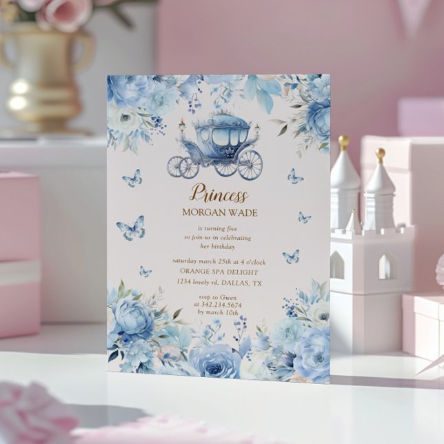 Convite para o Orçamento de Aniversário da Princes (Criador carregado)