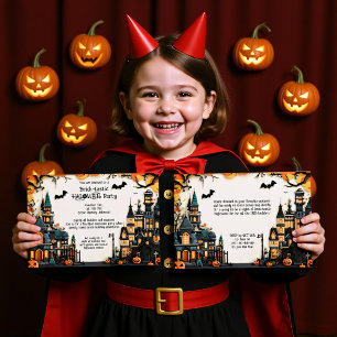 Convite para o Partido Brick Ttastic HALLOWEEN