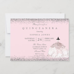 Convite para o Partido Silver Quinceanera, Dourado
