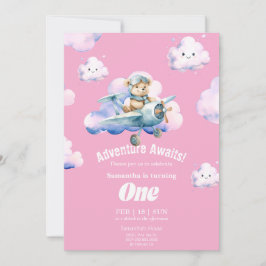 Convite para o Primeiro Aniversário de Teddy Sky S