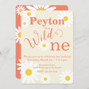 Convite para o Primeiro Aniversário do Wild One