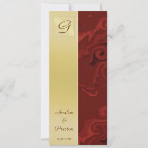 Convite para o Programa de Casamento de Anéis Ver