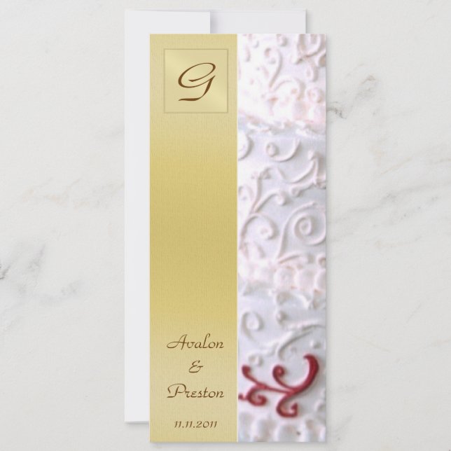 Convite para o Programa de Casamento de Rolagem Br (Frente)