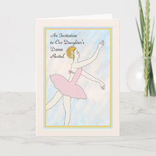 Convite para o Recital de Dança da Filha