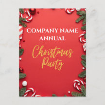 Convite para o Red Candy Candy do Partido de Natal