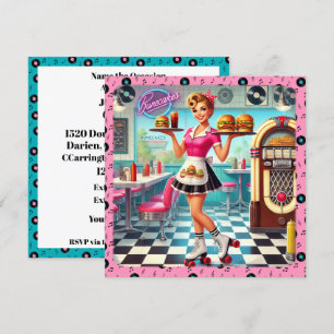 Convite para o Restaurante Retrô