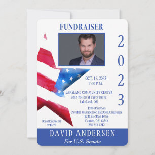 Convite para o sacador político W/Photo