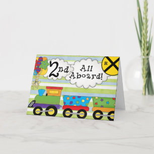 Convite para o segundo aniversário de Aniversário