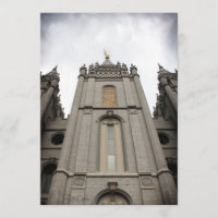 convite para o templo mórmon lds salt lake city ut