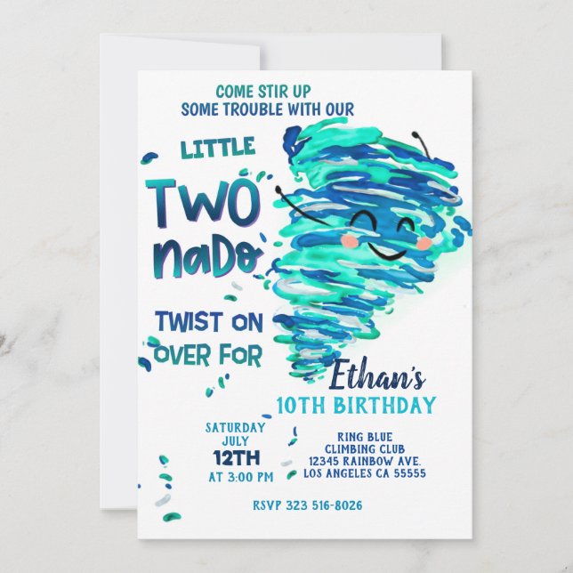 convite para o twonado (Frente)