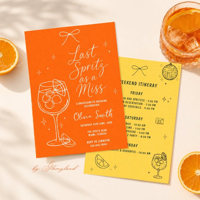 Convite para o Último Spritz como Solteira (Criador carregado)