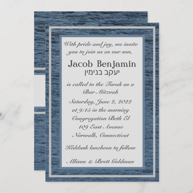 Convite para o Velvet Seas (Frente/Verso)