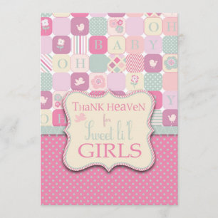 Convite para Obrigado para Garota do Céu