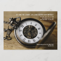 Convite para observação de bolso