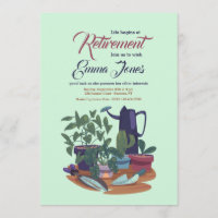 Convite para oficina de jardinagem