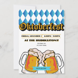 Convite para Oktoberfest