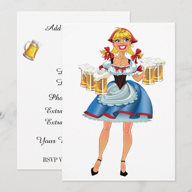 Convite para OKTOBERFEST (Frente/Verso)