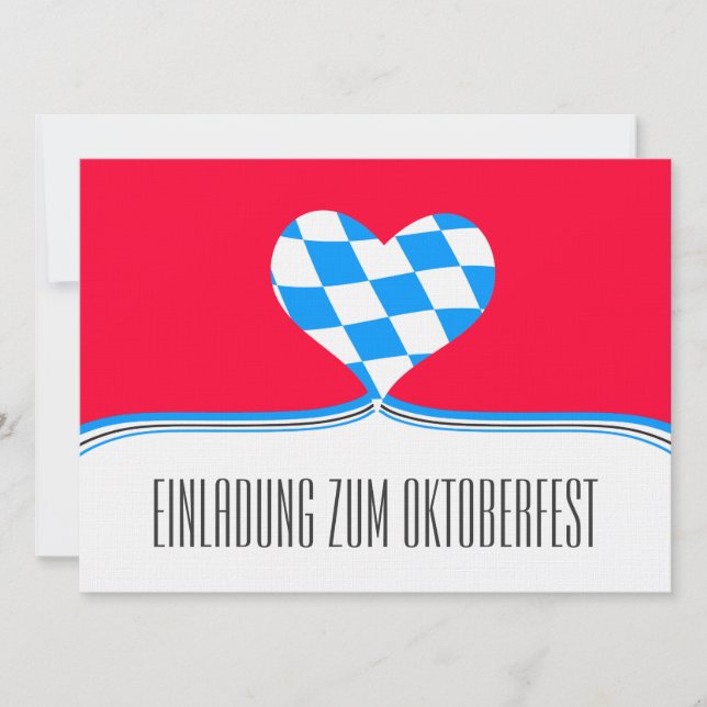 Convite para Oktoberfest (Frente)