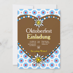 convite para Oktoberfest