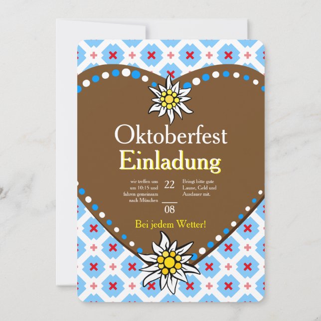 convite para Oktoberfest (Verso)