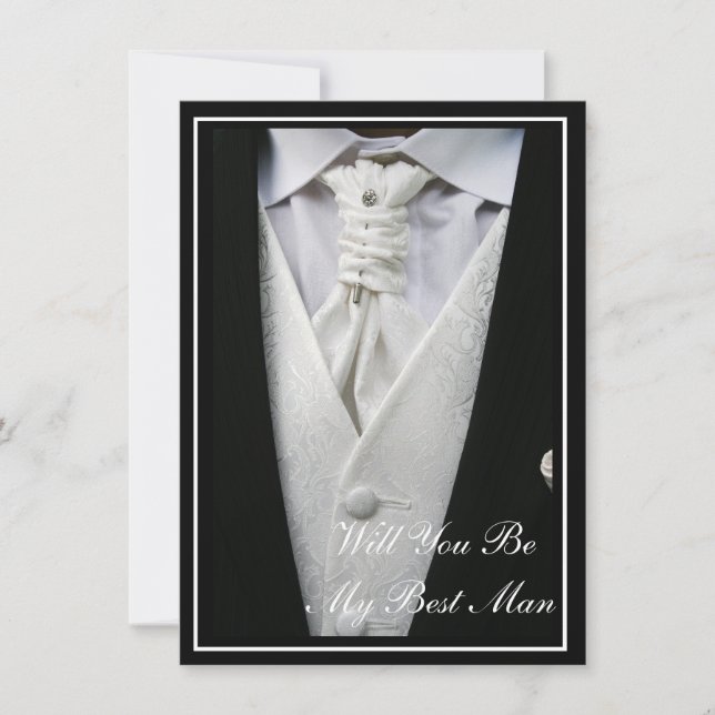 Convite para Padrinho de Casamento (Frente)