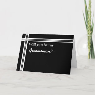 Convite para Padrinho de Casamento - Divertido - P