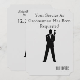 Convite para Padrinho ou Membro da Cortejo