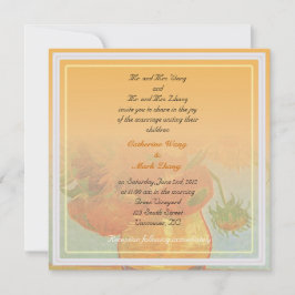 Convite para pais noivos, casamento