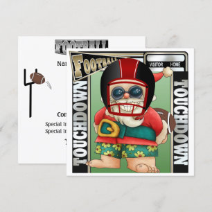 Convite para Papais noeis de futebol