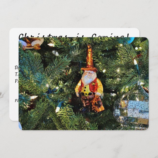 Convite para Papais noeis de vaqueiro (Frente/Verso)