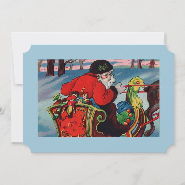 Convite para Papais noeis Vitorianos (Frente)