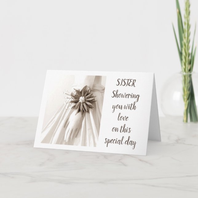 CONVITE PARA PARABÉNS "CHÁ DA IRMÃ" (Frente)