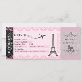 Convite para Paris, Convite com Tema de Paris, Ani