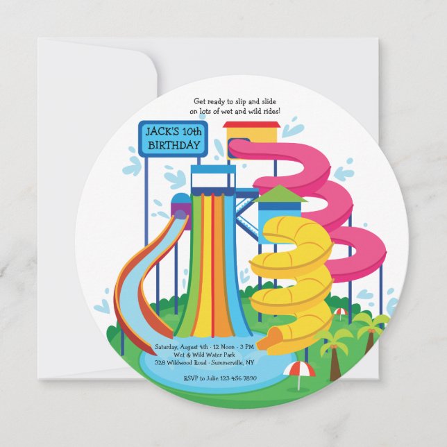 Convite para Parque da Água (Frente)