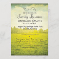 Convite para Parque de Reunião Familiar