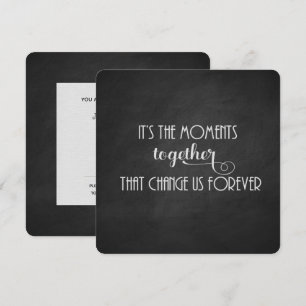 Convite para Partido Black Chalkboard
