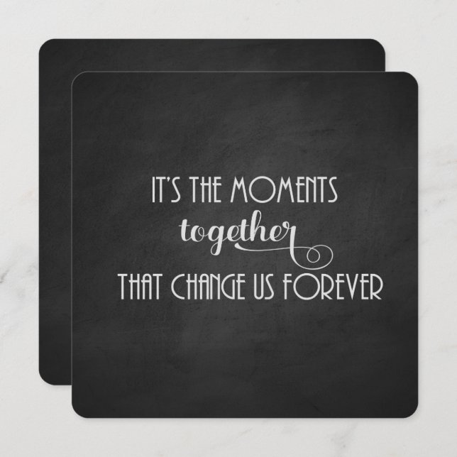 Convite para Partido do Quadro Preto (Frente/Verso)