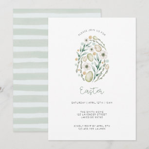 Convite para Páscoa de Script Delicado