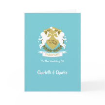 Convite para Passaporte de Foto para Casamentos de