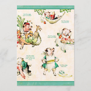 Convite para pequenos pretos