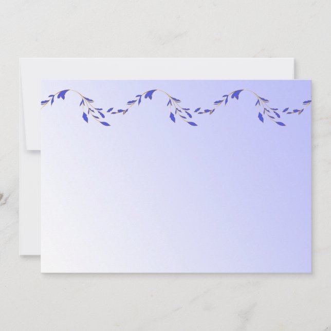 Convite para Pétalas Roxas (Frente)