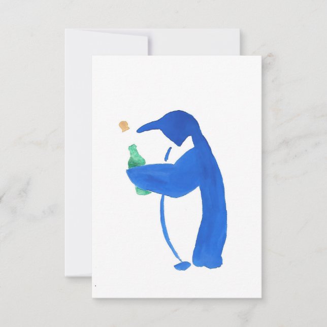 Convite para Pinguim Azul (Frente)