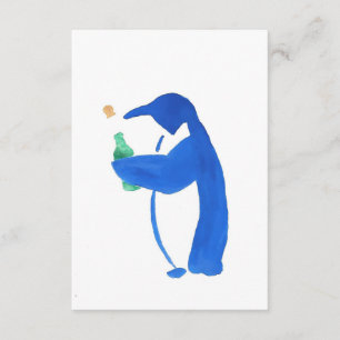 Convite para Pinguim Azul
