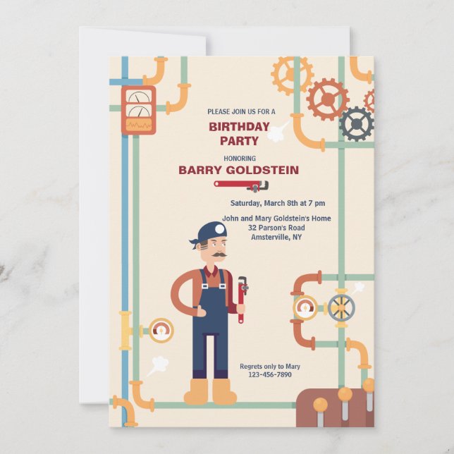 Convite para Pipeworks (Frente)