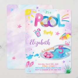 Convite para Piscina