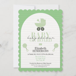 Convite para Placa de Chá chá de fraldas no Consel