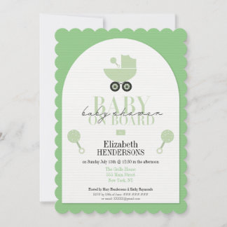 Convite para Placa de Chá chá de fraldas no Consel