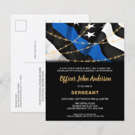 Convite para Polícia de Promoção de Polícia de Orç