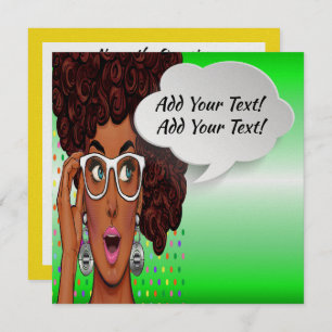 Convite para pop Art