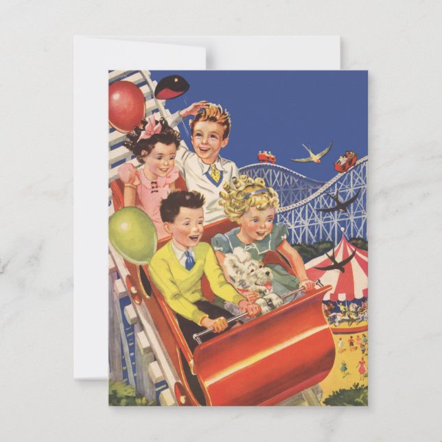 Convite para Porta copos de Crianças e Cilindros V (Frente)